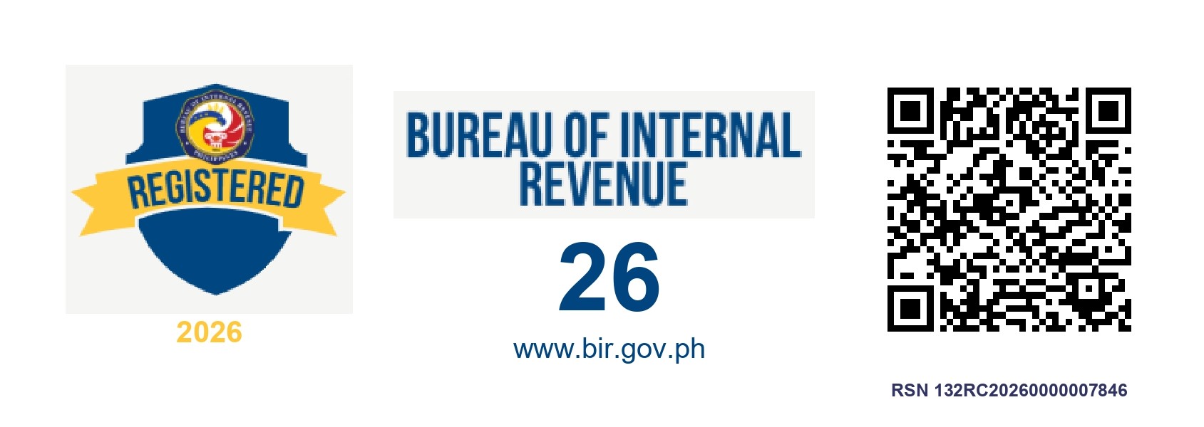 Certificate of Registration, Davao