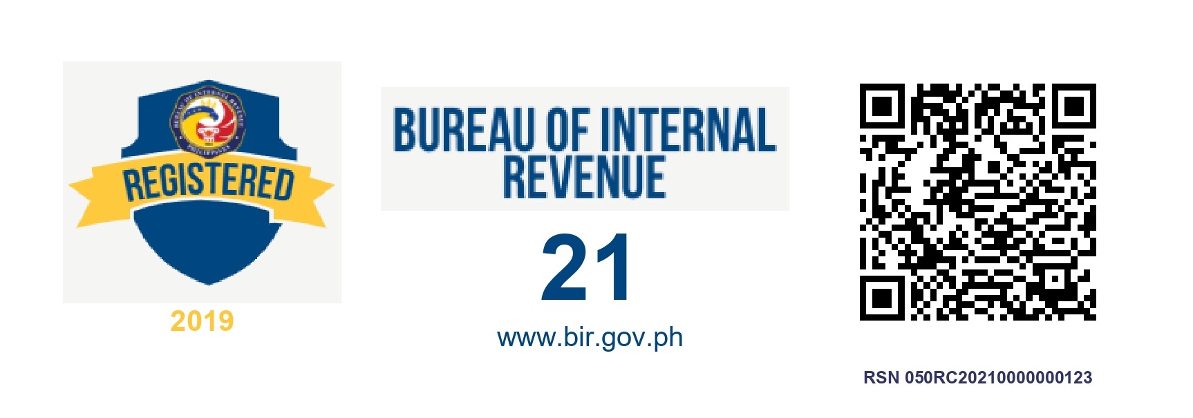 Certificate of Registration, Manila